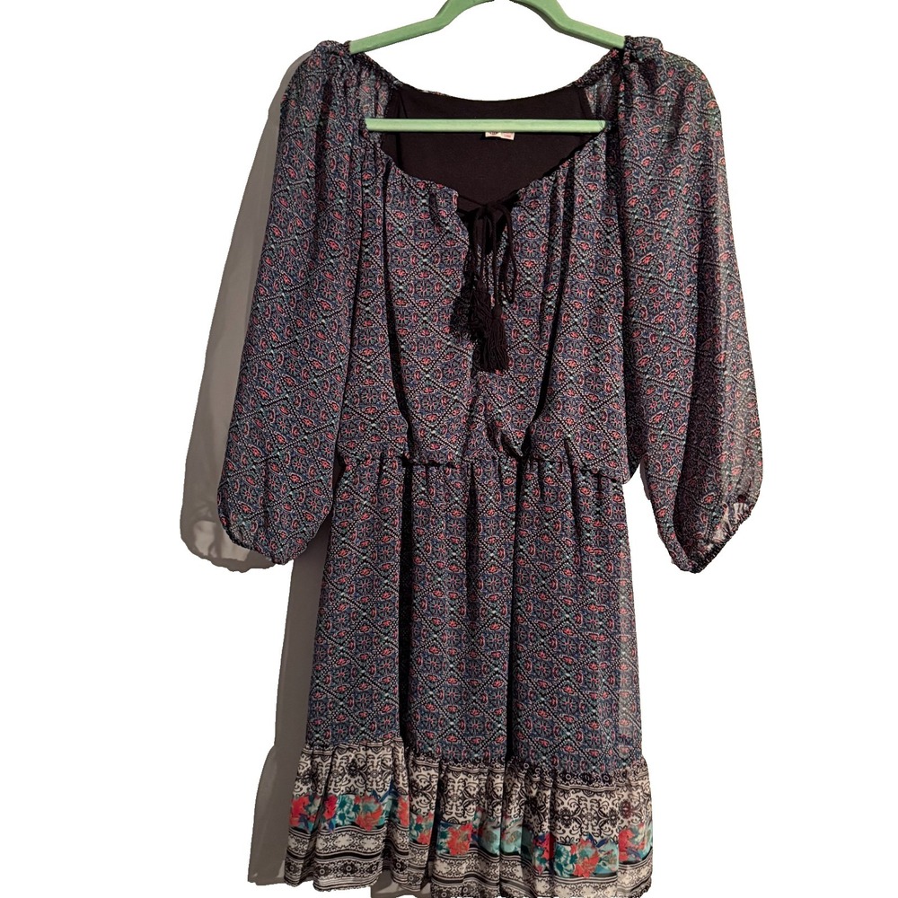 AUW Large Boho Cottagecore Dress Romantic Earthy‎ Feminine Effortless Festival